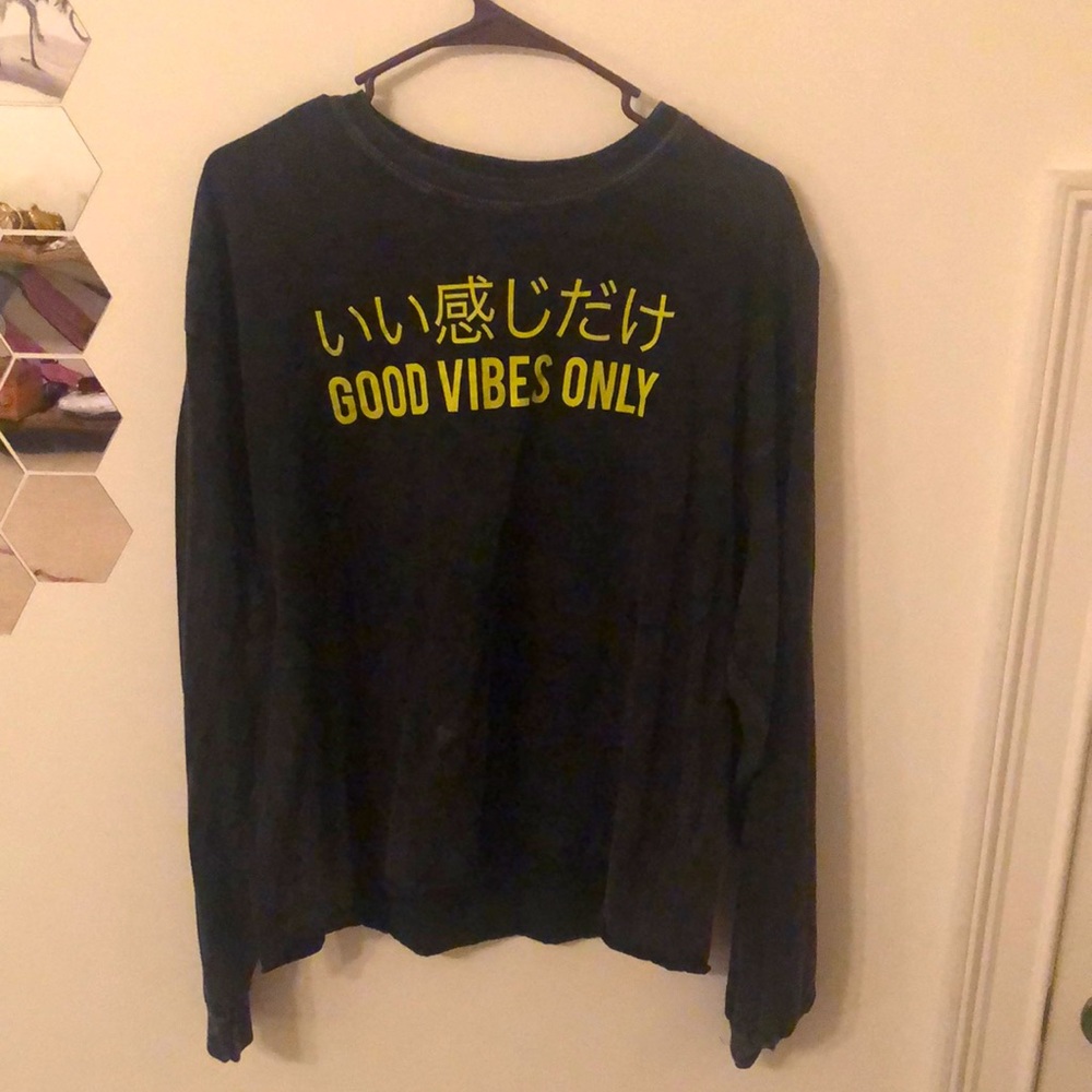 💫GOOD VIBES ONLY LING SLEEVE💫